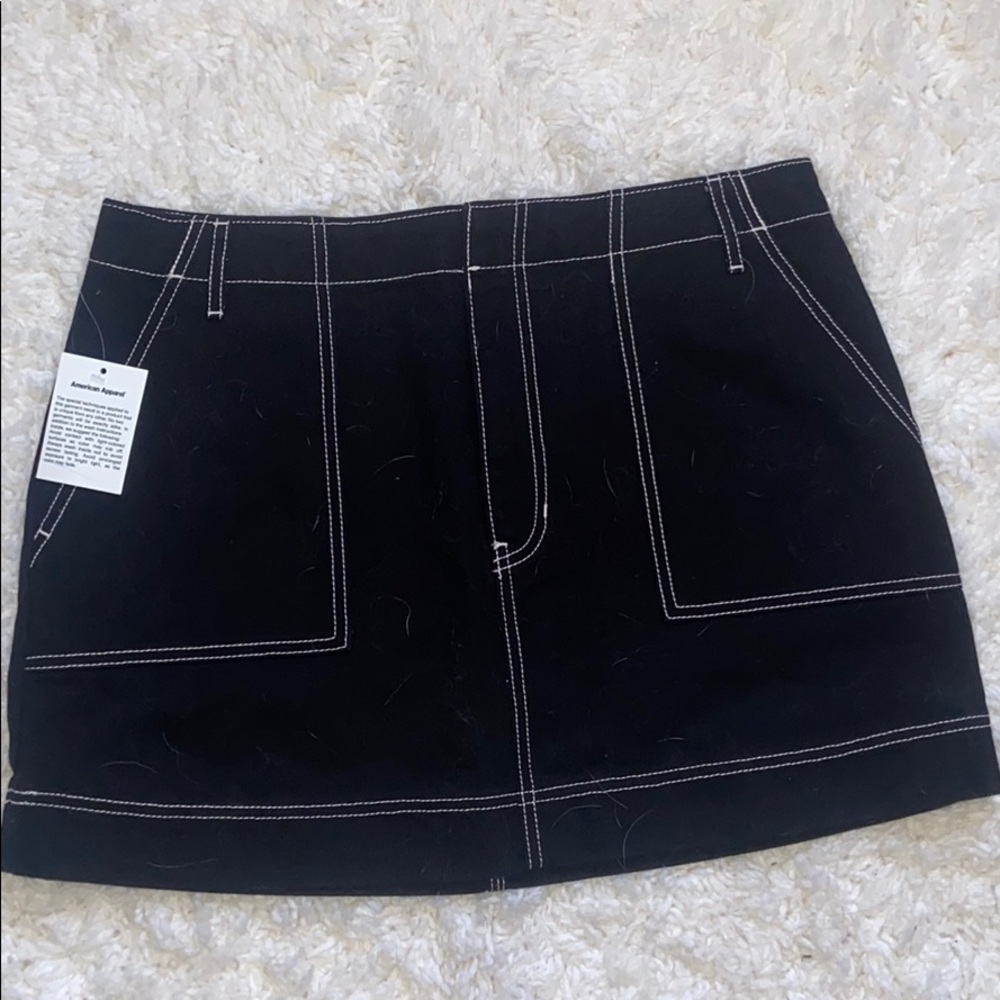 American apparel utility skirt NWT